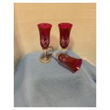Set of 3 wine glasses