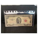 1953 $2 red seal legal tender note