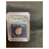 1942 U.S. Mercury head dime