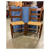 Vintage wicker kitchen chairs