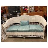 71' wicker patio love seat