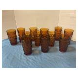 Imperial thumbprint design drinking glasses