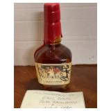 Makers Mark signed 1990 World championship 375ML
