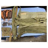 Military ammo pouches, clips, and belts