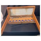 Wooden Gun display rack. / box