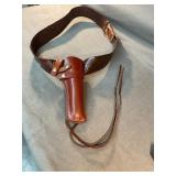 Leather belt holster, approximately 36ï¿½/38ï¿½ waist
