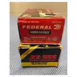 Federal 22LR 45ge 50 rds/Aguila .22 SSS 50 rds