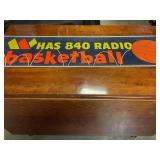 Vintage Basketball WHAS Taxi Sign 48ï¿½x12 1/2ï¿½