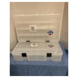 2 Bass Pro Shop divider storage containers
