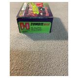Hornady Zombie 45 auto 185GR z max 20 RDS
