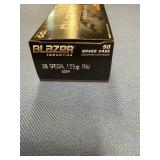 Blazer 38special 125gr 50 rds