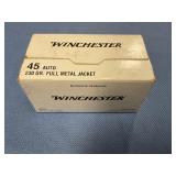 Winchester 45auto 230 gr FMJ 100 rds