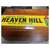Vintage Heaven Hill Taxi cardboard Sign48ï¿½x12 1/2ï¿½