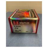 Hornady 6.5mm 140 gr bullets 100 rds