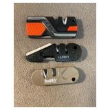 3 knife sharpeners