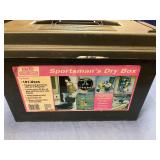 Plastic sportsman storage box