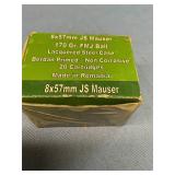 8x57mm JS Mauser 170gr 20 rds