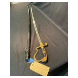 Eckhorn Soligen Sword w/ sheath WWII TROPHY