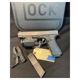 Glock 36Gen4 Pistol 40cal 2mags,light &case