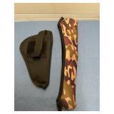 Rifle scope cover & holster