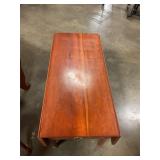 40ï¿½x17ï¿½ coffee table w/2 8ï¿½ drop leaves