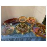Assorted glass bowls & platters