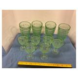 Depression glass dessert glasses