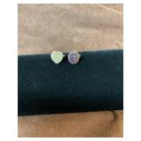 Sterling silver and natural gem rings (2)