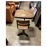 Vintage school desk