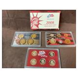 2008 U.S. mint silver proof set w/pres. coins