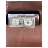 1957 UNC blue seal silver certificate