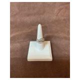 Size 9 sterling silver ring