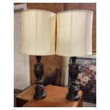 Pair of 36ï¿½ table lamps