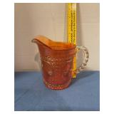 Marigold glass pitcher