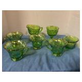 Indiana glass assorted size cups