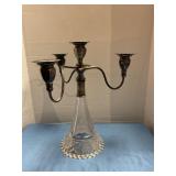 Vintage silver-plated candlebra 13ï¿½ T
