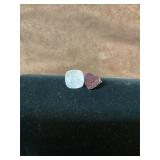 Sterling silver and natural gem rings (2)