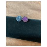 Sterling silver and natural gem rings (2)