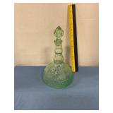 Depression glass decanter