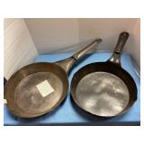 Vintage cold handle cowboy skillets