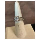 Sterling silver CZ rings