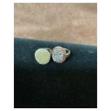 Sterling silver and natural gem rings (2)