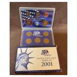 2001 US mint proof set