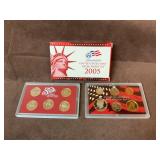 2005 U.S. mint silver proof set
