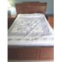 QUEEN SLEIGH BED, HEAD/FOOT/MATTRESS SET