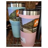 2 PC OZARK TRAIL TUMBLERS
