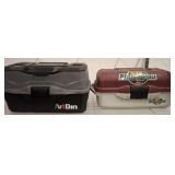 2 PC FISHING TACKLE BOX AND CONTENTS