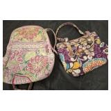 2 PC VERA BRADLEY BAGS