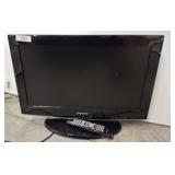 SAMSUNG 22 IN TV ON STAND W/ REMOTE