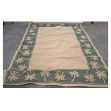 INDOOR/OUTDOOR PALM THEMED RUG